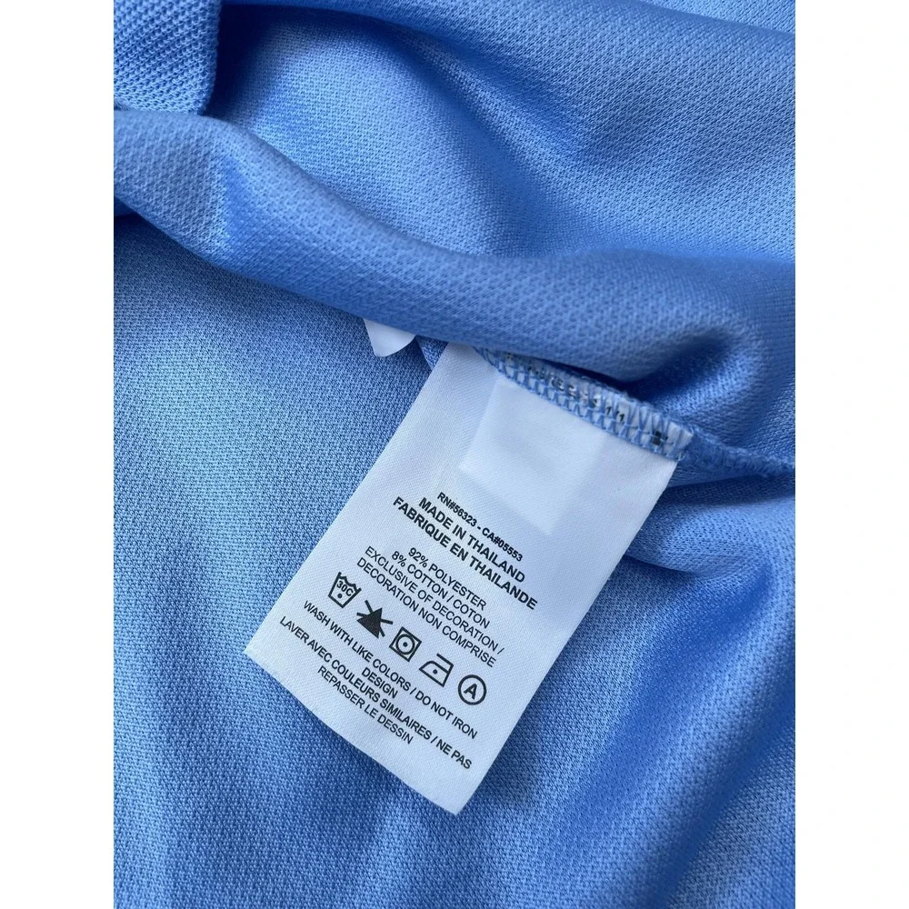Jordan Men’s Polo Shirt in Carolina Blue with UNC Logo